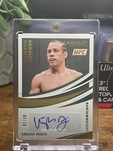 2021 Immaculate Collection UFC Urijah Faber Heralded Signatures Gold Auto /10