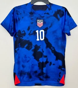 Camiseta de fútbol de Estados Unidos talla juvenil grande niños niños EE. UU. camisa azul (pulisic # descolorida) - Imagen 1 de 5
