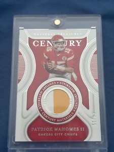 2021 Patrick Mahomes National Treasures Century Materials 51/99