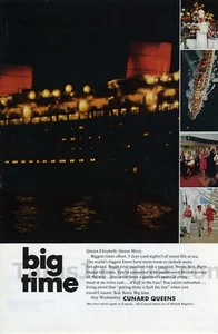 1966 Cunard Lines Cruise Ships Vacations Great PRINT AD Unique Gift Idea (3837) - Picture 1 of 1