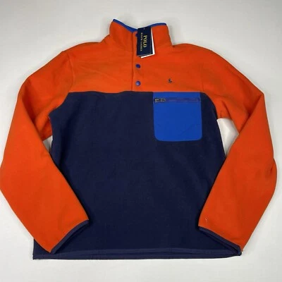 Camisa polar Polo Ralph Lauren para niños GRANDE 14/16 bloques de color Foto 1 de 4