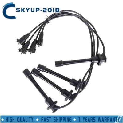 Cable de bujía de 4 cables para camioneta Toyota Tacoma 1996 1997-2000 2,4 L 2,7 L Foto 1 de 4