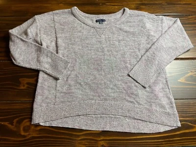 Suéter American Eagle Outfitters, Para Mujer Talla XL, Gris Rosa Metálico Plateado Foto 1 de 4