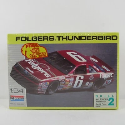 #6 Folgrers Valvoline Thunderbird Mark Martin Monogram 1/24 Plastic Model #2928 - Image 1 of 4