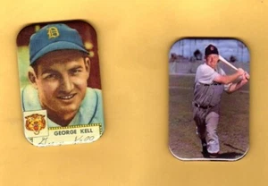 GEORGE KELL 2 AIMANTS OU, PINBACK 2"X3" AVEC COIN ARRONDI - Photo 1/5