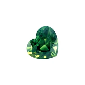 2.16ct GIA CERTIFIED Vivid Green NATURAL Sapphire AUSTRALIAN Heart Cut RARE Gem - Picture 1 of 7