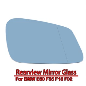 Right Passenger Side Wing Mirror Glass Wide Angle Heated For BMW E60 F10 F01 AC - Picture 1 of 5