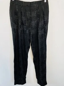 Paul & Joe NEW Size 38 AU 10 Black Silky Pants High End Designer Made France NWT - Picture 1 of 9