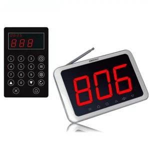 SINGCALL Wireless Calling System Pager System 1 Transmitter and 1 Receiver - Picture 1 of 10