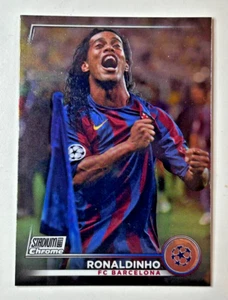RONALDINHO Barcelona Topps Stadium Club Chrome 2022 2023 N 10 Laminata - Imagen 1 de 2