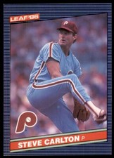 1986 Leaf Steve Carlton Philadelphia Phillies #117