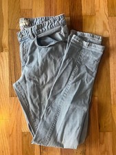 Dapper Boi Jeans 32x32 Blue Slim Straight Fit Denim Light Wash