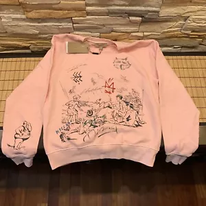 SELTEN authentisches Burberry Herren Abenteuer Grafik Fellsworth signiertes Sweatshirt (S) - Bild 1 von 12