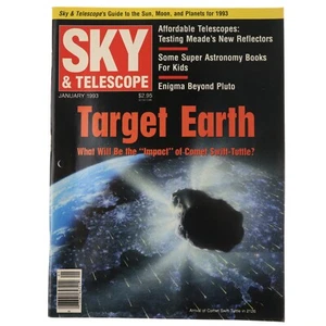Sky And Telescope Magazine January 1993 Target Earth - Imagen 1 de 3
