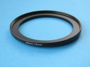  60 mm bis 72 mm Step Up Ring Kamera Objektiv Filter Adapter Ring 60 mm-72 mm - Bild 1 von 2