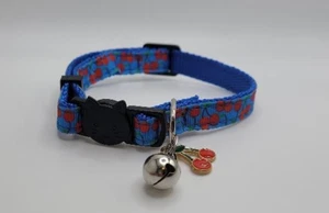 Adorable Cat Collars. Fruit themed. Multicolored. Fits 7.5" to 12". NEW - Picture 1 of 49