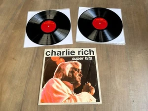 Charlie Rich Super Hits P2-13663 Columbia Special Products 2LP Vinyl Records EX - Picture 1 of 11