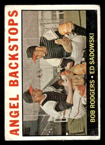 1964 Topps #61 Angel Backstops (Rodgers/Sadowski) - GD-VG *TedsCardShack* - Picture 1 of 2