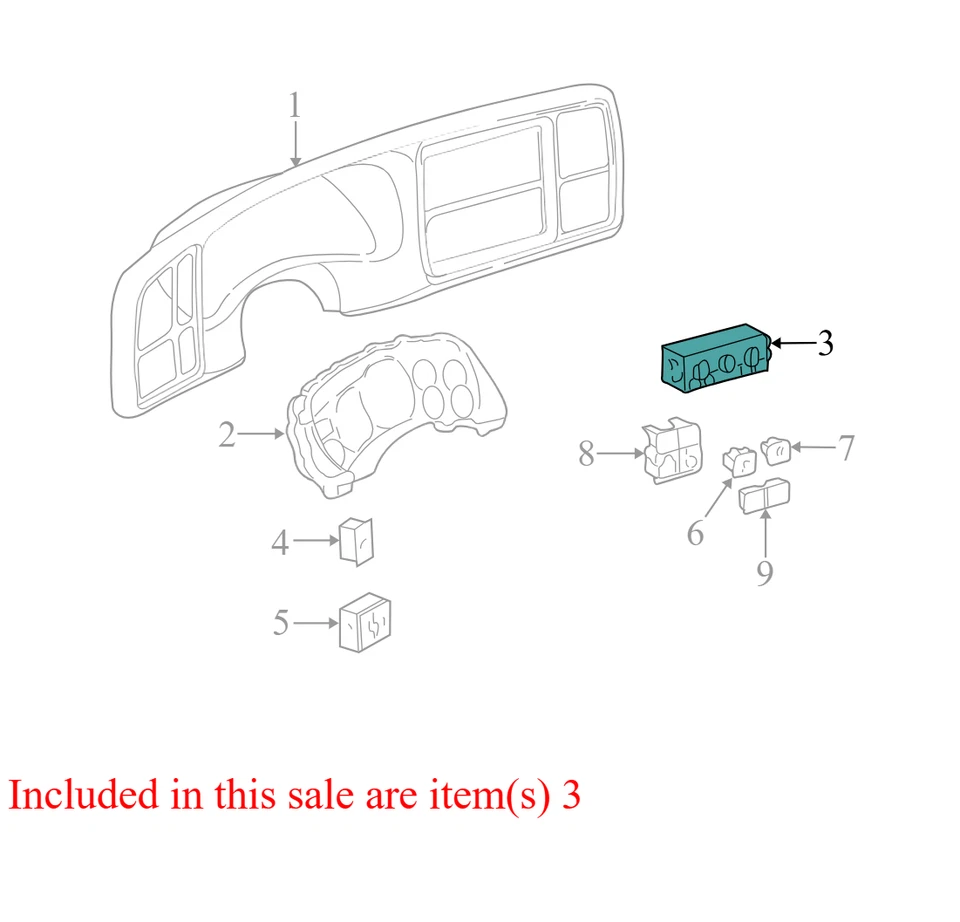 Chevrolet Silverado GMC Sierra 1500 2500 3500 2003-06 control de temperatura HVAC Foto 1 de 4