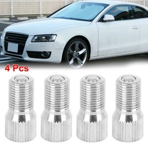 4pcs 9x19mm Chrome Tyre-Wheel Valve Stem Cap Extension Extender For Car/Truck - Picture 1 of 12