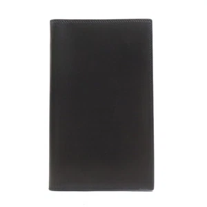 Auténtica funda de agenda/nota HERMES de cuero negro - e60918a - Imagen 1 de 12