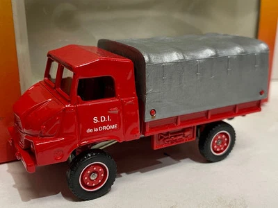 SOLIDO Simca Unic SUMB 4x4 SDI de la DROME camion vigili fuoco diecast - Immagine 1 di 4