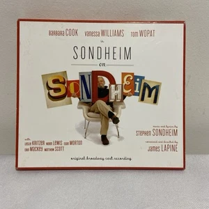 Sondheim On Sondheim Double CD Original Broadway Cast Recording 2010 - Picture 1 of 9