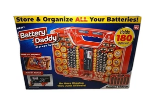 Ontel Battery Daddy Smart Organizer Case with Tester – Holds 150 Batteries - Picture 1 of 6