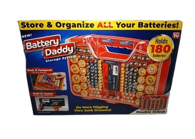 Ontel Battery Daddy Smart Organizer Case with Tester – Holds 150 Batteries - Image 1 of 4
