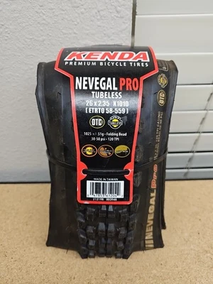 Neumático Plegable Kenda Nevegal Pro K1010 DTC 26 x 2.35 Cuentas Plegables (E5) Foto 1 de 4
