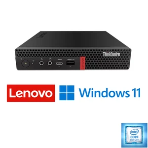Windows 11 Lenovo M720q Tiny Mini PC Intel Core i3 8100T 8GB RAM 256GB NVMe - Picture 1 of 5