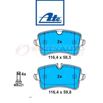 ATE Rear Disc Brake Pad Set for 2012-2018 Audi A6 Quattro - Braking Stopping rz Foto 1 de 4