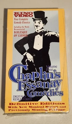 Chaplins Essanay Comedies - Volume Four (VHS, 1999) Charlie Chaplin KINO VIDEO - Image 1 of 2