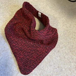 NEW Black/RED Cowl Scarf Neck Scarf Magnetic 100% Polyester Winter Mask - Picture 1 of 6