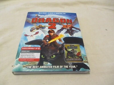 NEW SEALED BLU RAY DVD HOW TO TRAIN YOUR DRAGON 2 - Image 1 of 2