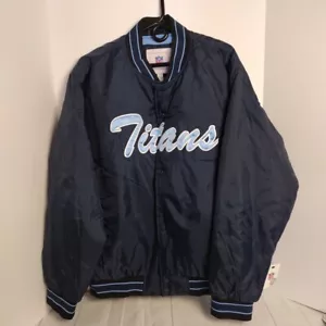 VTG. Tennessee Titans NFL Licensed XL Quilted Jacket NWTS Dark Blue - Picture 1 of 6