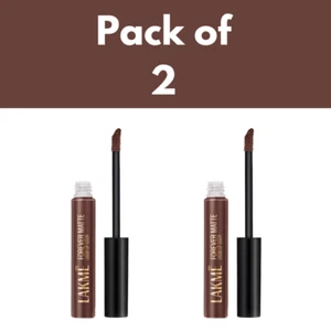 Lakme Forever Matte Liquid Lip Colour, Lightweight Brown Espresso 5.6 ml - Picture 1 of 9