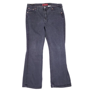 Jeans bootcut Levis 515 donna 16 grigio scuro denim elasticizzato cowgirl città elegante - Foto 1 di 10