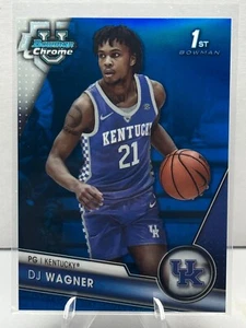 2023-24 Bowman University Chrome - DJ Wagner #43 (RC) Blue Refractor /199 - Picture 1 of 2