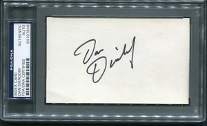 Dan Dierdorf Index Card HOF Signed Autograph PSA DNA - Picture 1 of 2
