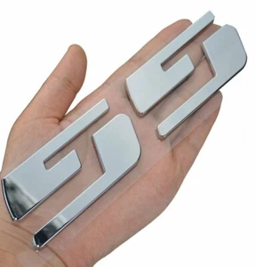 1pc SS Emblems Badges Nameplate 3D Logo For Silverado Sierra Chrome - Picture 1 of 4