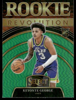 2023-24 Panini Select #2 Keyonte George Rookie Revolution Green Prizms - Image 1 of 2