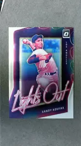 Donruss Optic Lights Out #3 2021 Sandy Koufax Dodgers - Imagen 1 de 2