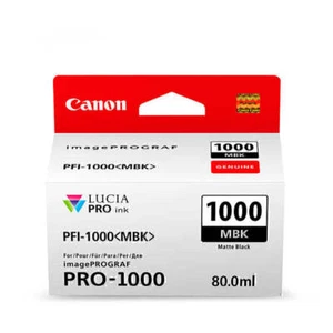 Canon PFI1000 Mat Blk Ink Cart - Picture 1 of 1
