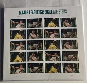 Vintage MLB Baseball All-Stars Collectible Forever Stamps Sheet NEW - Picture 1 of 2