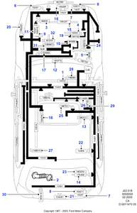 GENUINE FORD FIESTA IGNITION WIRING HARNESS NEW - Picture 1 of 7