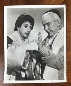 Foto original 1976 Rocky Sylvester Stallone y Burgess Meredith #536 - Imagen 1 de 2