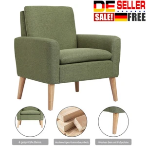 Sessel Ohrensessel mit Armlehnen Polstersessel Wohnzimmer Lounge Polsterstuhl - Bild 1 von 13