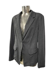 NEW LOOK Grey Blazer Size Large 16 Tall Slim Womens Suit Jacket NEW EU44 RRP £30 - Picture 1 of 12