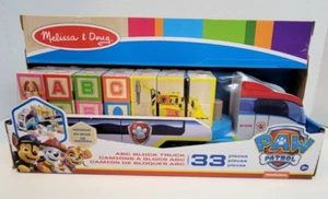 Melissa & Doug PAW Patrol ABC camion blocchi di legno - 33 pezzi - Foto 1 di 5